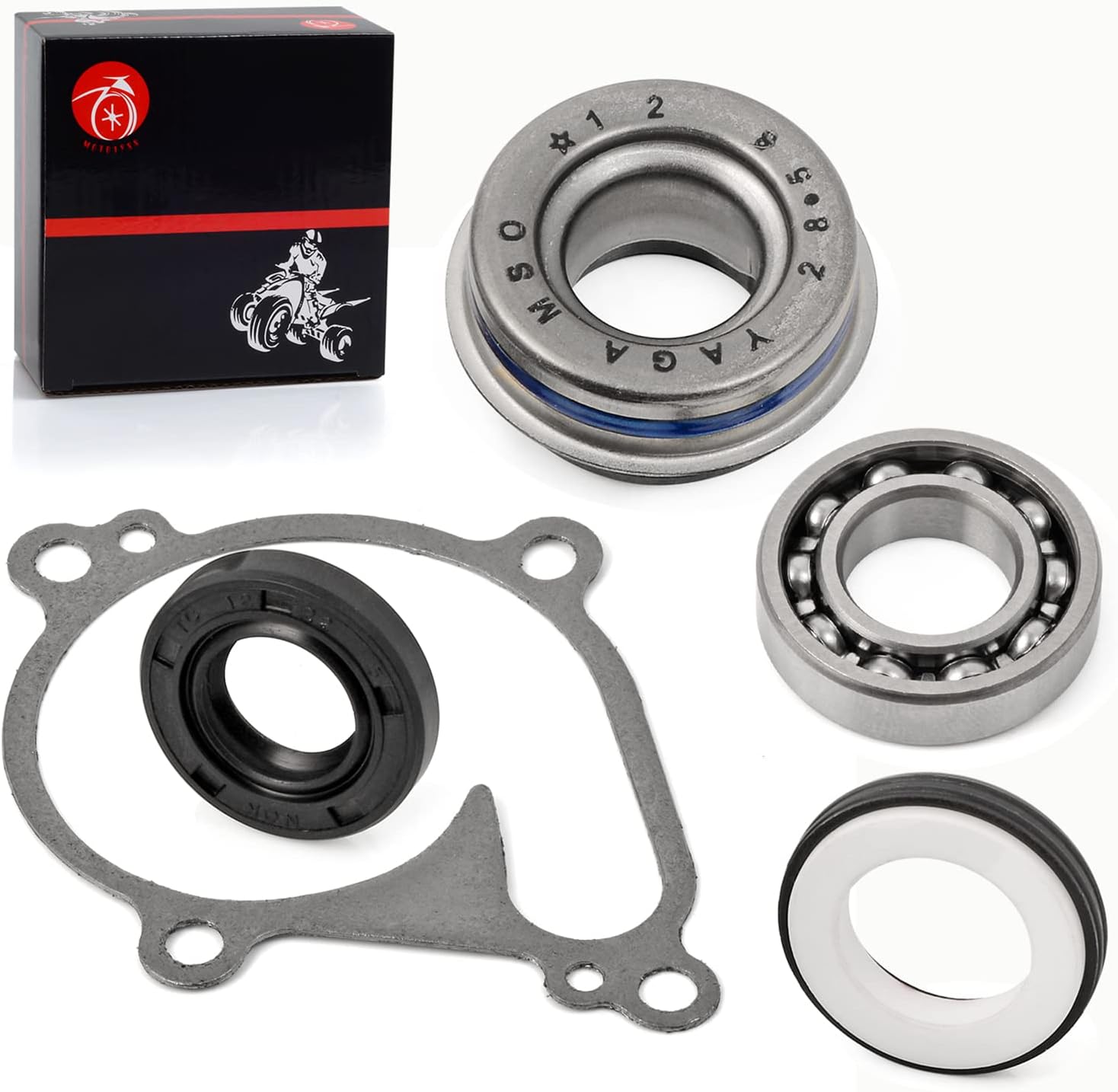 Amazon ウォーターポンプシールガスケットリビルドキット カワサキ Brute Force 650 750 KFX700 プレーリー