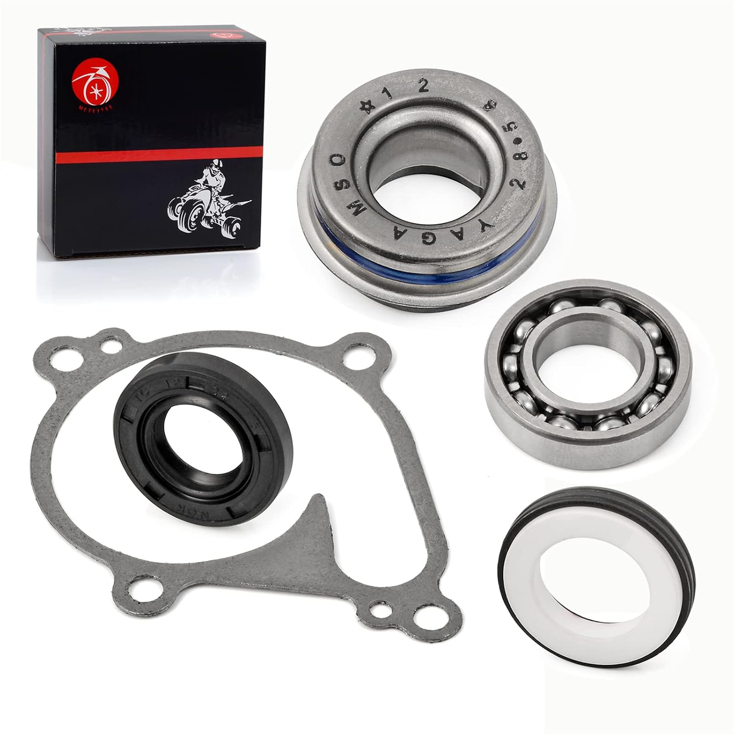Water Pump Seal Gasket Rebuild Kit Compatible with Kawasaki Brute Force 650 750 KFX700 Prairie 650 700 Teryx 750 KVF 650 700 750 49063-1055 11060-1964