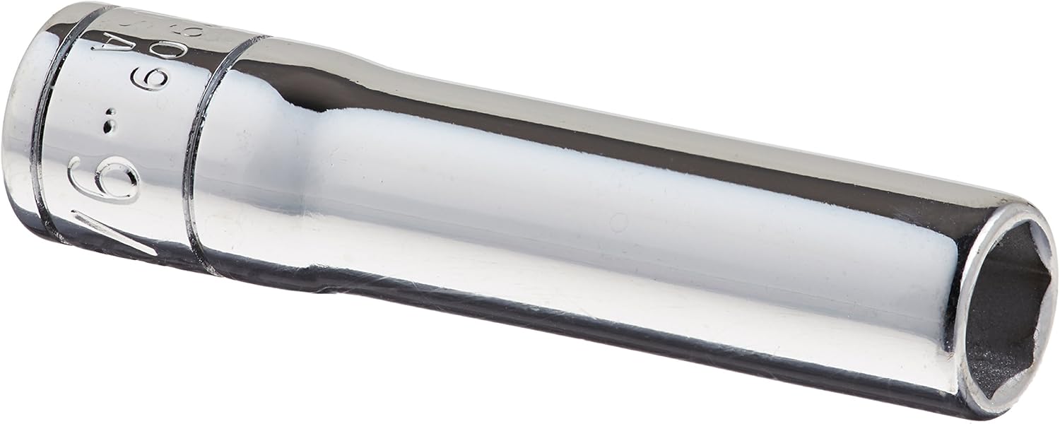 SK Tools 1/4" Drive 9/32" Deep 6-Point Chrome Socket - USA Made Professional Grade Socket