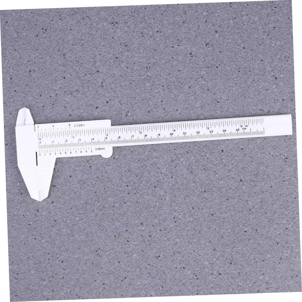 DOITOOL 4pcs Plastic Mini Caliper Vernier Caliper Metric Gauge Pocket Slide Step Depth Portable