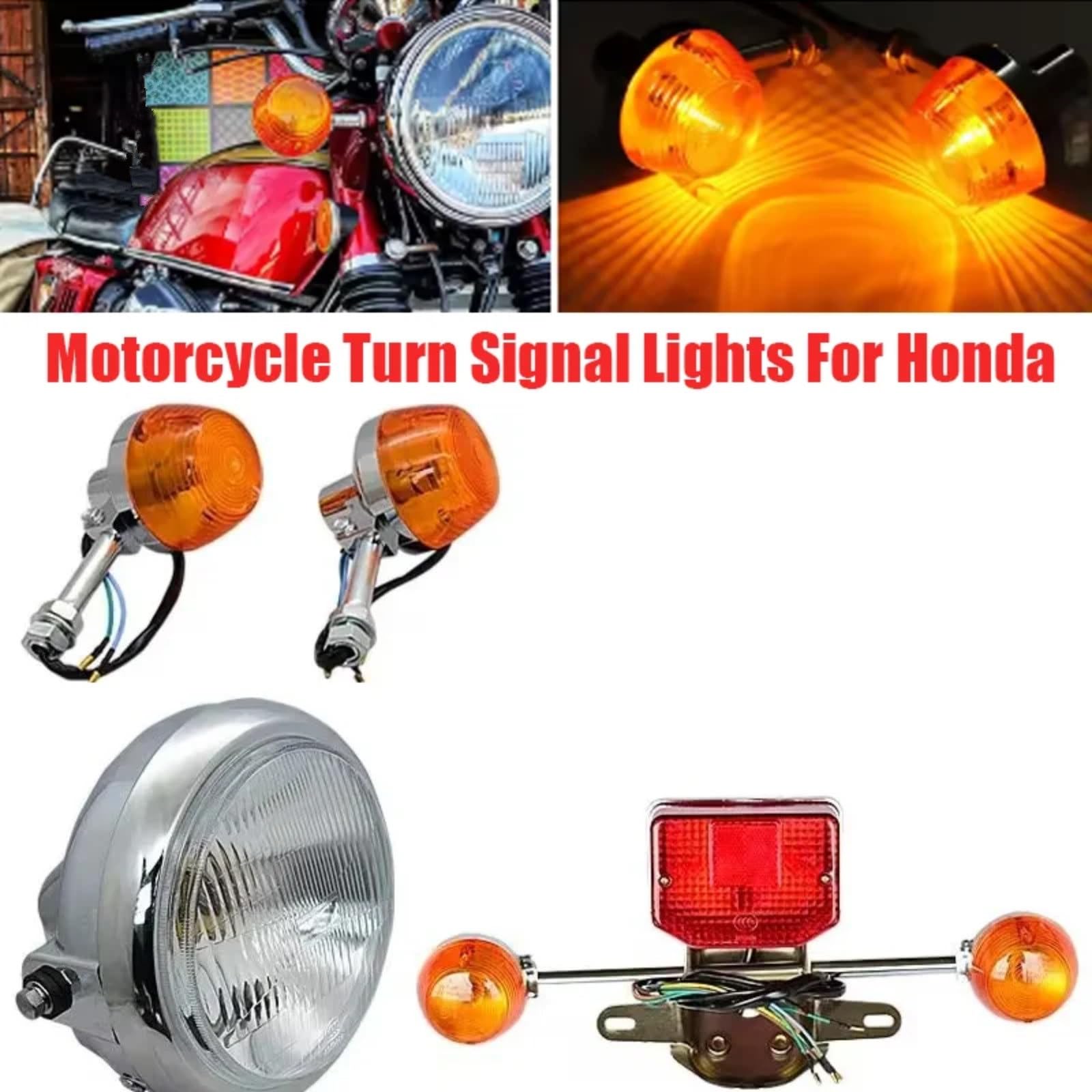 Per CB400T Per Hawk Per CM400E 1980-1981 Per CM400A Per Matic Per CM400T 1979-1981 10mm Indicatori Di Direzione Lampeggiante Indicatori Direzionali Luce