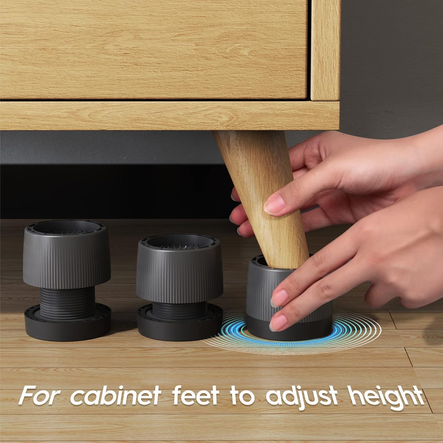 Anti Vibration Pads for Washing Machine, Adjustable Anti-Slip Washer Rubber Isolation Pads, Universal Furniture Pads 4 Packs