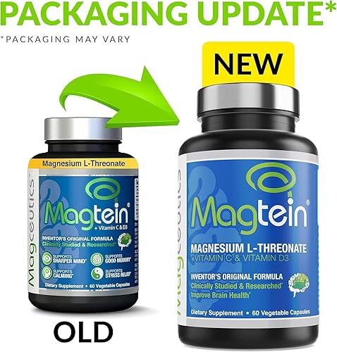 Miniatura 8 de Magtein Magceutics Magceutics MagteinPRO 90 Cápsulas - Paquete de L-Threonate de Magnesio
