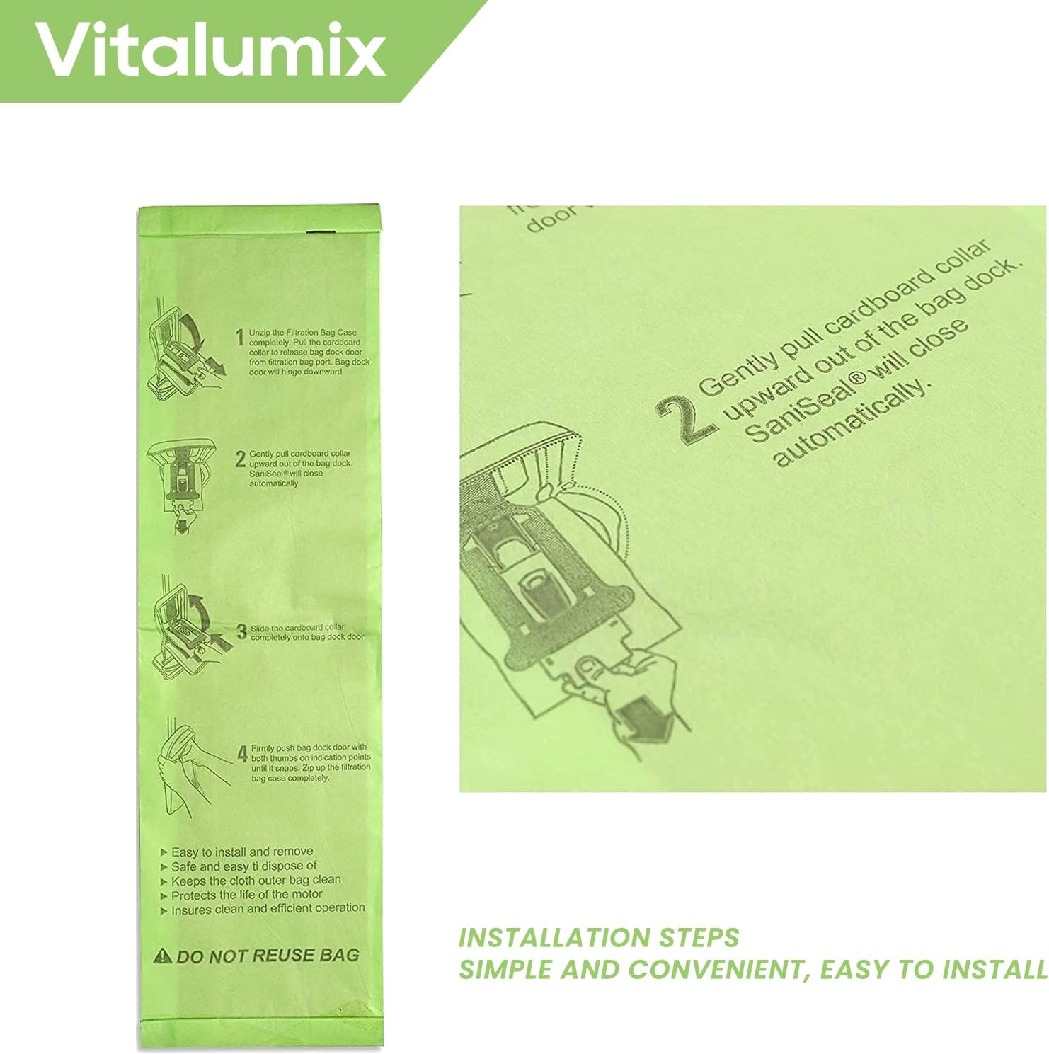 25 Pack Vacuum Cleaner Bags Fit for Oreck type CC vacuum bags,XL.Fit All Oreck XL Upright Vacuums