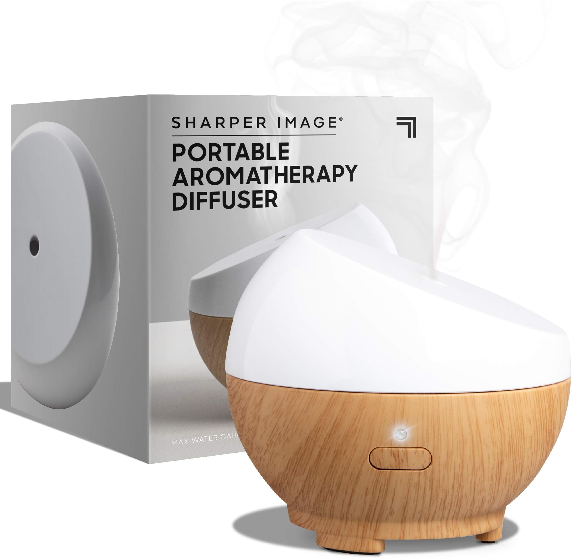 SHARPER IMAGE Essential Oil Portable Aromatherapy Diffuser, 1.7 Ounce Capacity