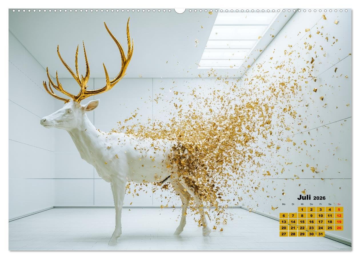 Wir schenken uns nichts zu Weihnachten - Kunst Geschenkkalender (hochwertiger Premium Wandkalender 2026 DIN A2 quer), Kunstdruck in Hochglanz: Wir ... für Designliebhaber (CALVENDO Kunst)