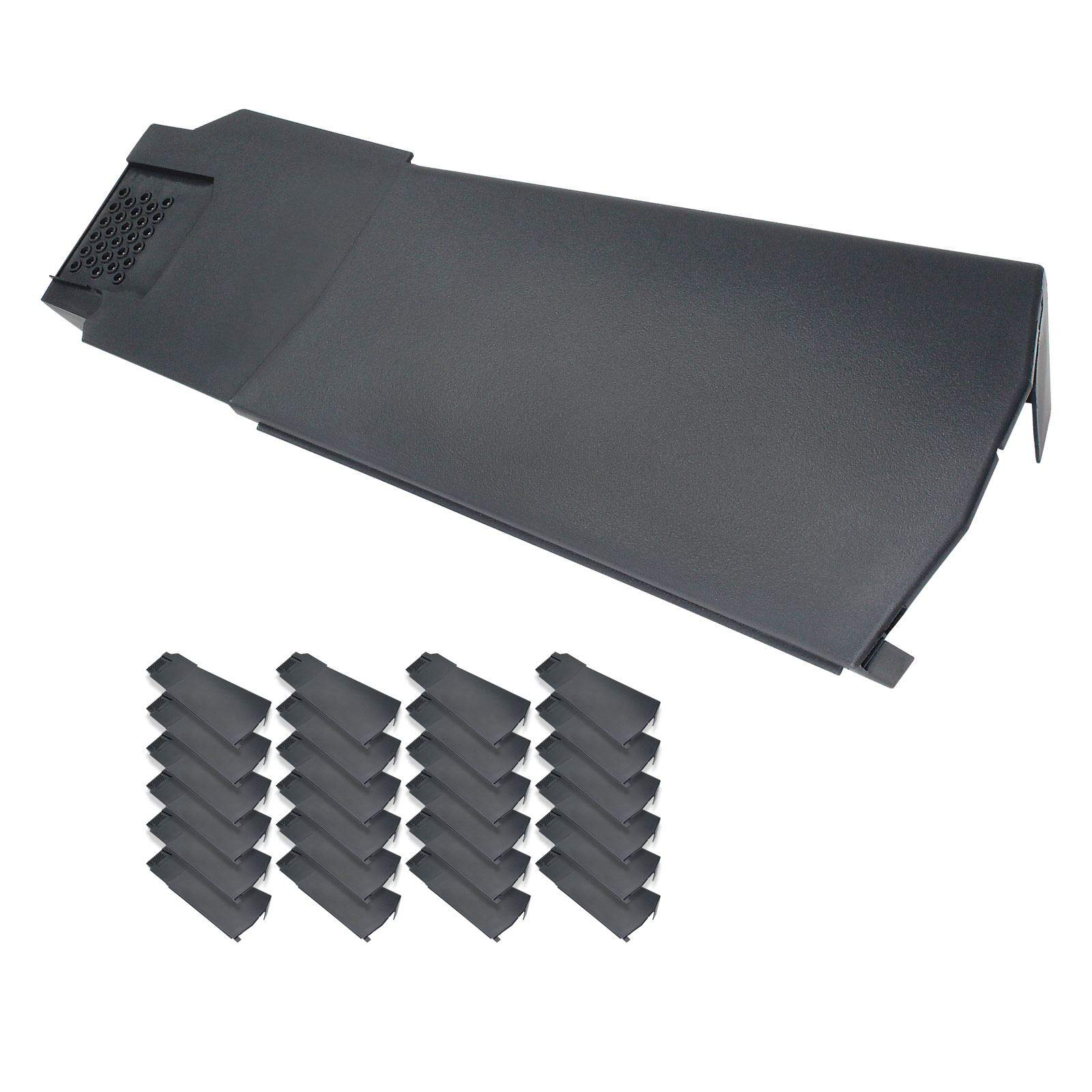 Klober KR9785-0429 Contract Dry Verge Unit (24 Pack) - Left, Grey