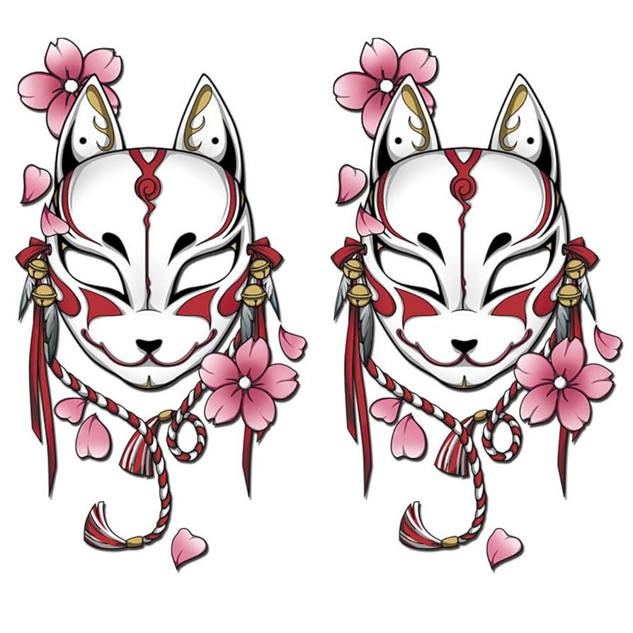 Amazon.co.jp: heizi バイク ヘルメット ステッカー きつね 車