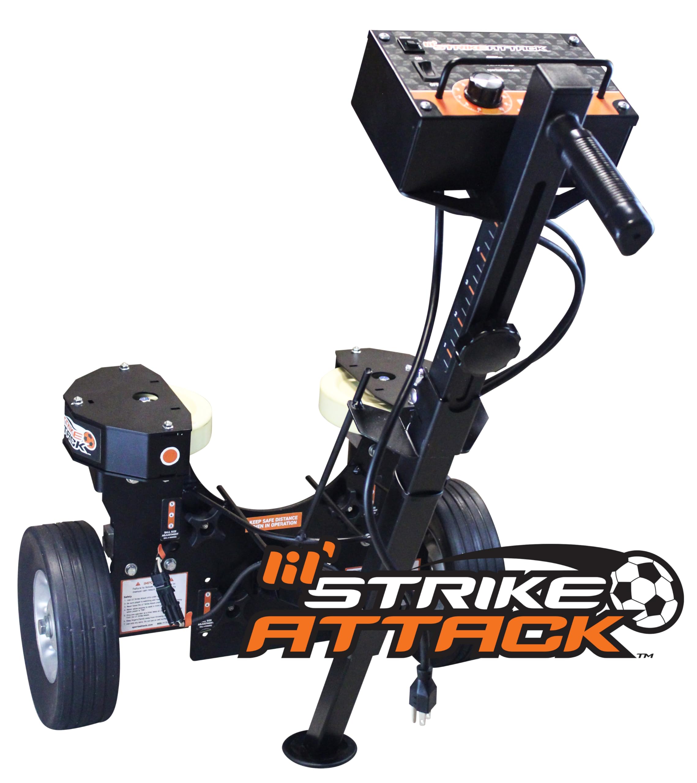 Lil Strike Attack Soccer Ball Throwing Machine (AC Model) by Sports Attack