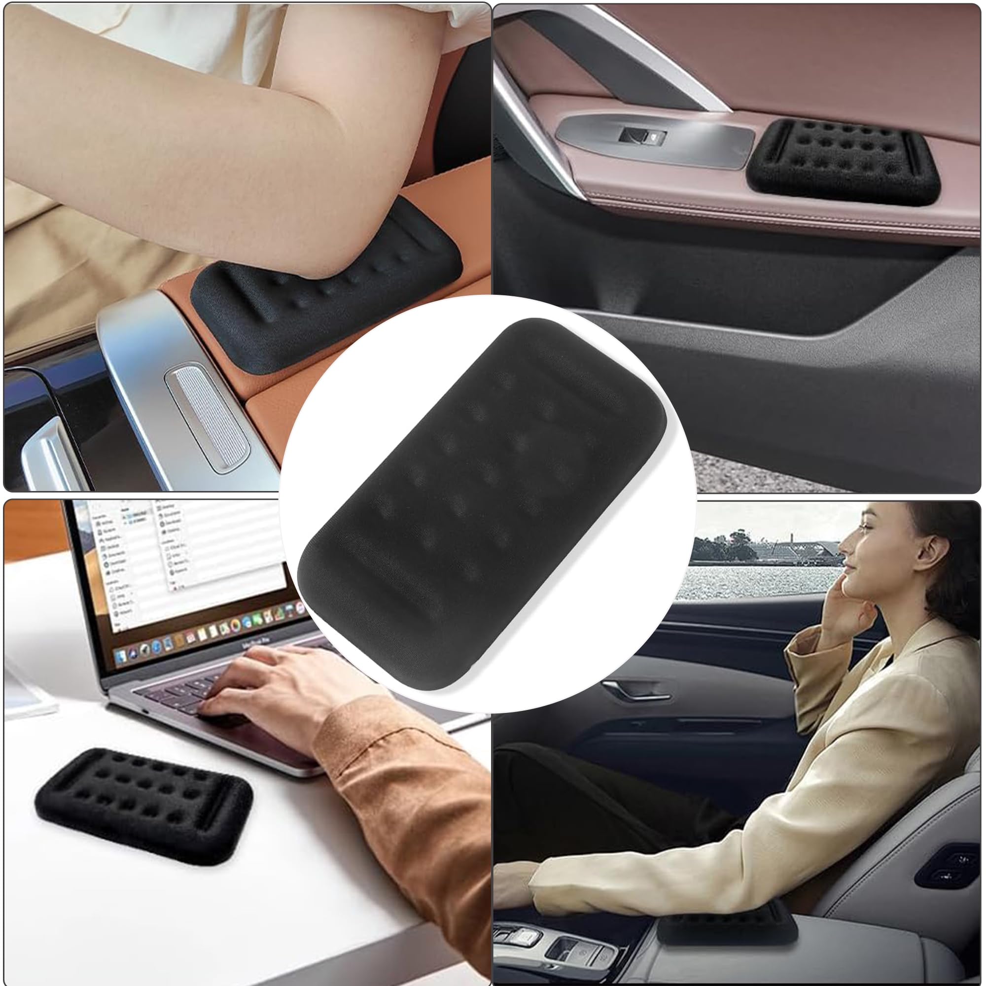 Coussin universel d'accoudoir de porte de voiture | Coussin confortable de repose-bras de voiture Avec coussin en mousse à mémoire bras pour Accessoires d'Intérieur de Voiture