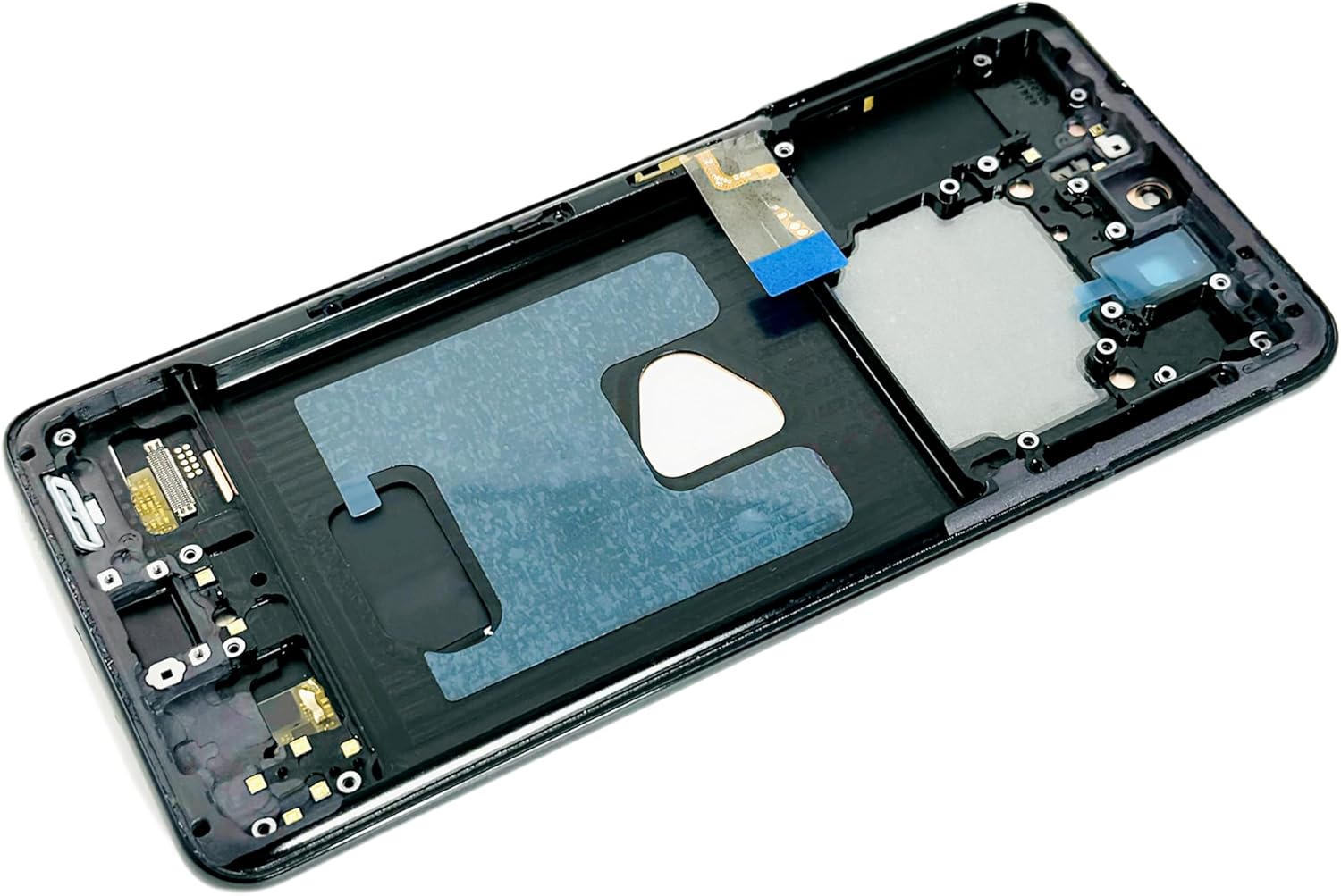 OLED for Samsung Galaxy S21 Plus 5G Screen Replacement for Samsung Galaxy S21+ Screen Replacement Black with Frame SM-G996u G996b Display Touch Screen Assembly Repair Parts with Fingerprint