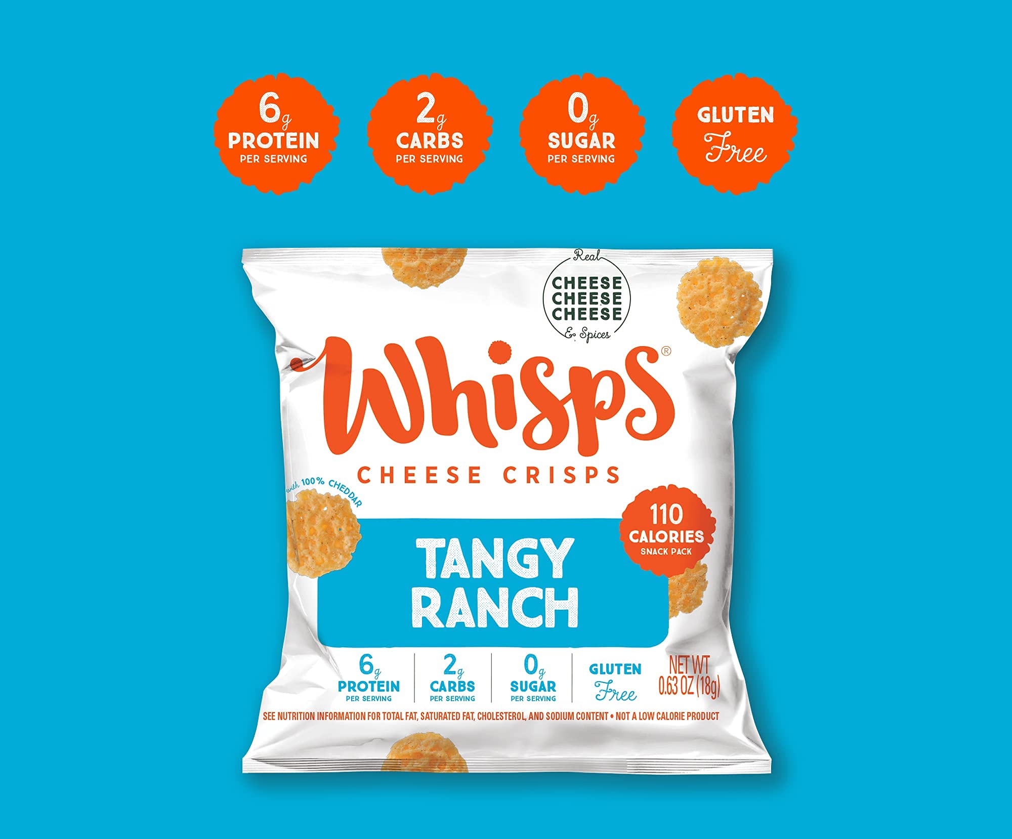 Buy Whisps Cheese Crisps Parmesan, Nacho, Ranch, & Cheddar Cheese