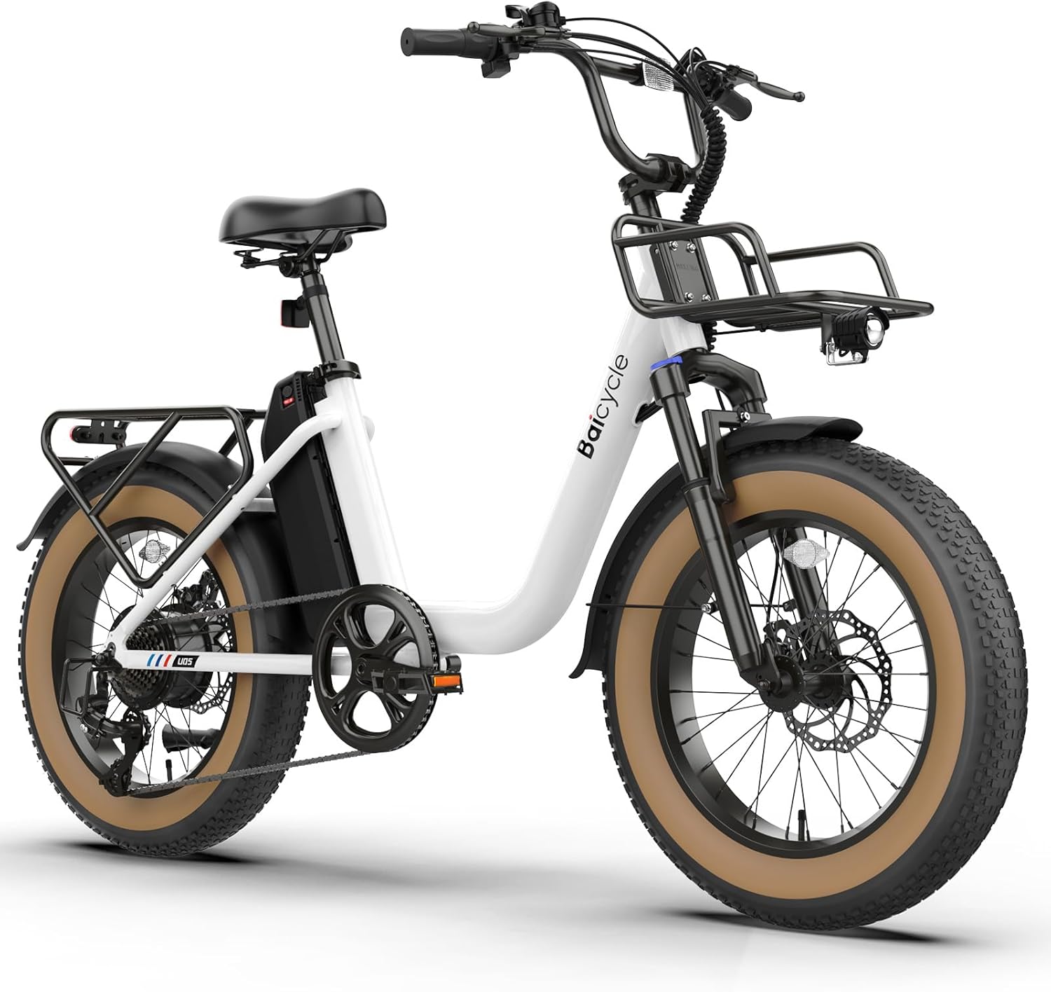 1500W Peak Electrical Bikes for Adults 20″ Fats Tire E Bike with 70 Miles Max Vary 28MPH Electrical Bicycle Step-Through E-Bike with 48V Detachable Battery Entrance Fork Suspension 7 Pace