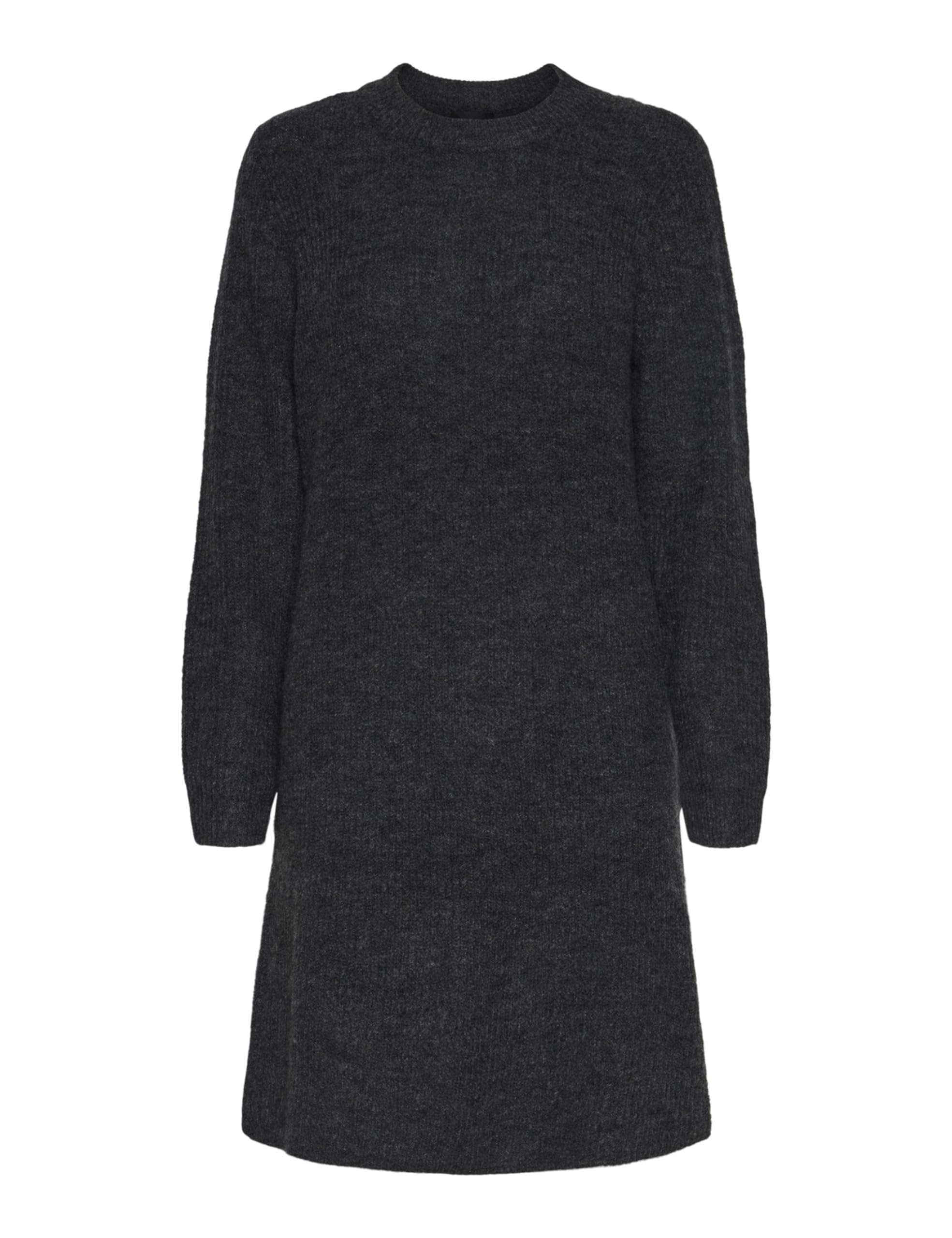 PIECES Female Knitted Dress PCELLEN, Dark Grey Blend, S