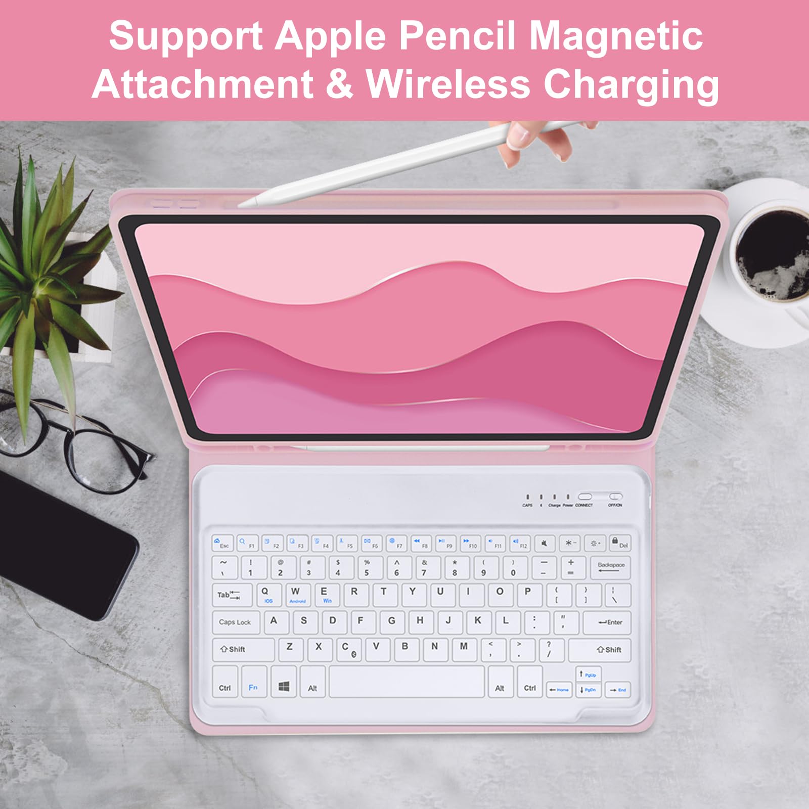 Amazon.com: Keyboard Case for iPad Pro 12.9 inch 6th/5th/4th/3rd