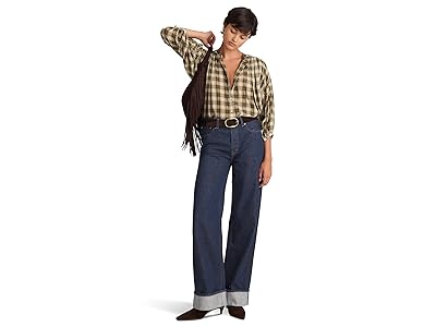 Madewell Low Slung Baggy Rinse With Cuff In Rinse Wash Women