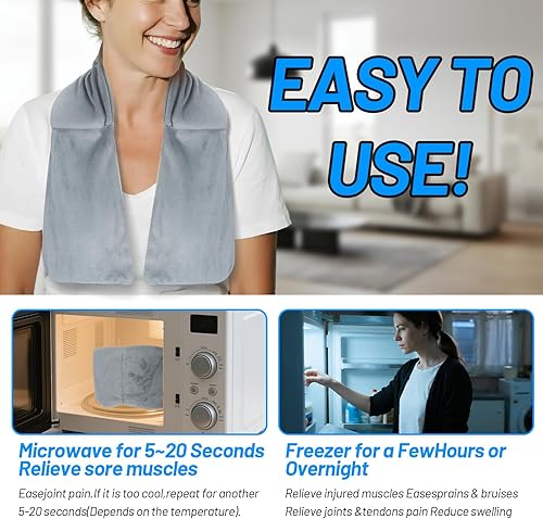 Miniatura 5 de Máscara de ojos  Perlas de arcilla congelable y apta para microondas para relajación, ojos secos y ojos hinchados  Compresión caliente o fría, ultra