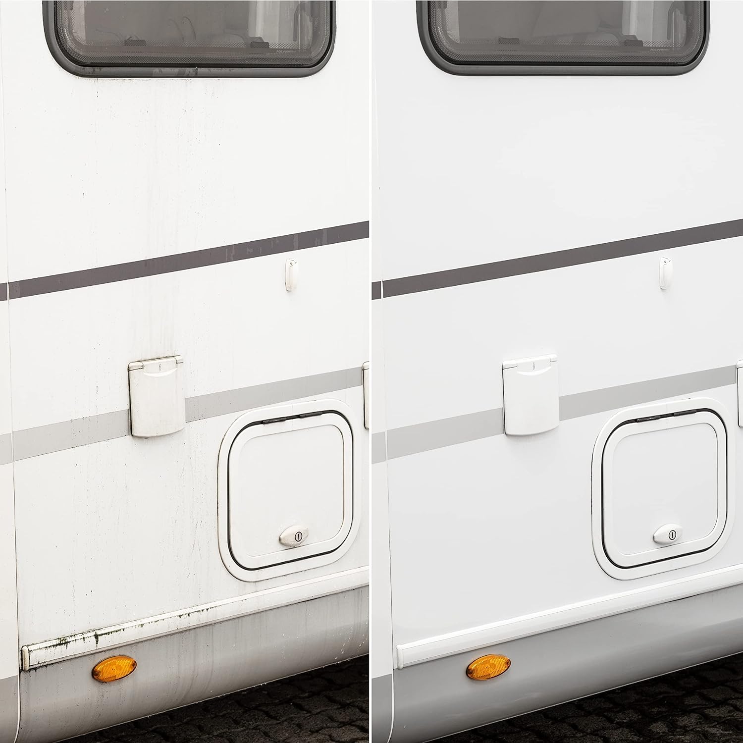 autopflege Sonax Caravan - Set di pulizia per camper, 1 l, con guanto da lavaggio + panno asciutto + secchio da 16 l con coperchio, pulitore per roulotte