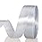 YASEO 1 Inch Silver Solid Satin Ribbon, 50 Yards Craft Fabric Ribbon for Gift Wrapping Floral Bouquets Wedding Party Decoration