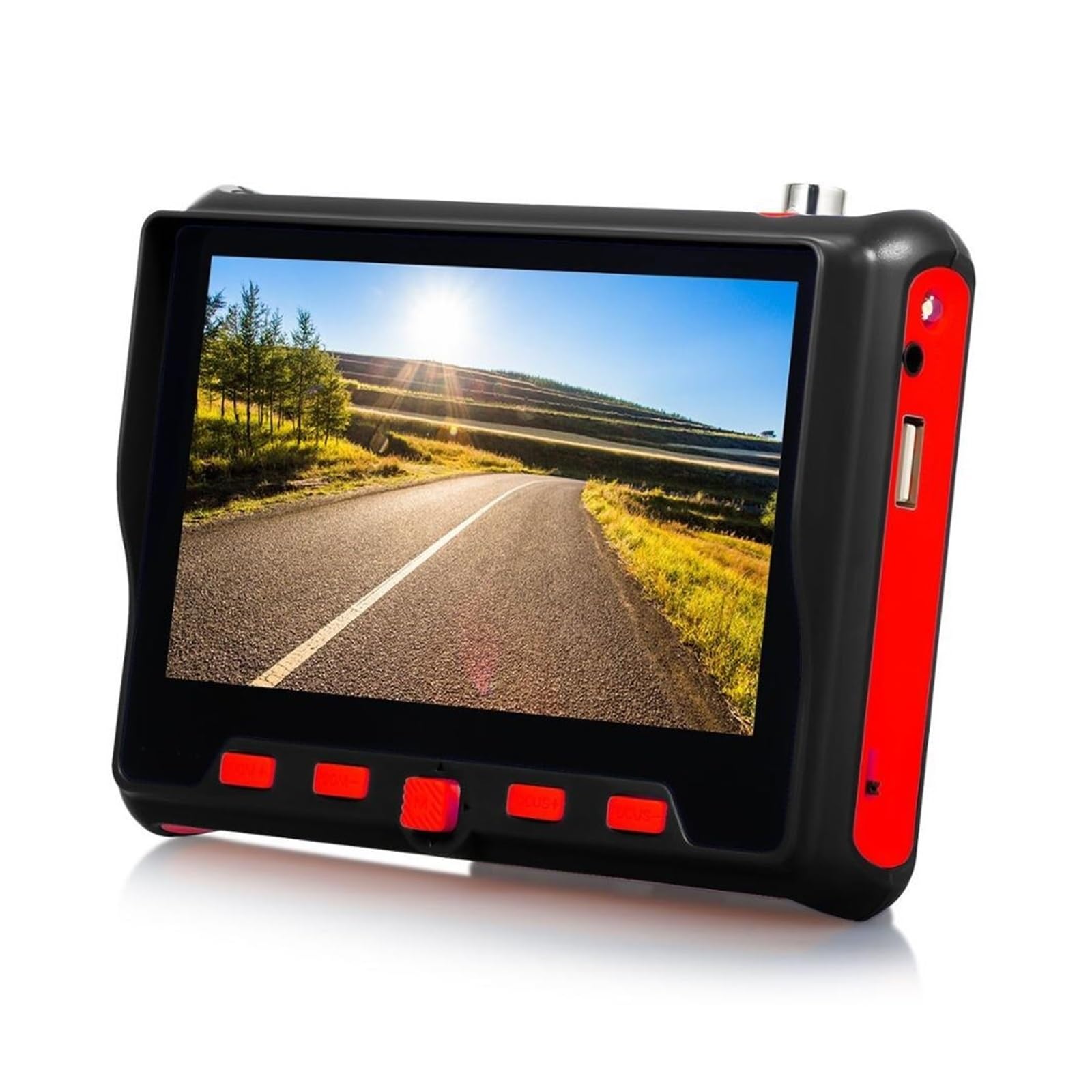 CCTV Tester, 4.3 Inch HD CCTV Tester Monitor CVBS AHD CVI TVI Camera 8MP 5MP 2MP 720P UTP Cable PTZ 12V Output