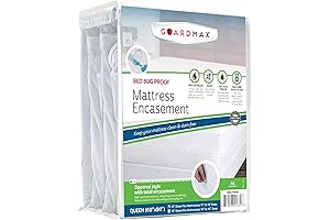 Guardmax Zippered Mattress Encasement - Queen Size