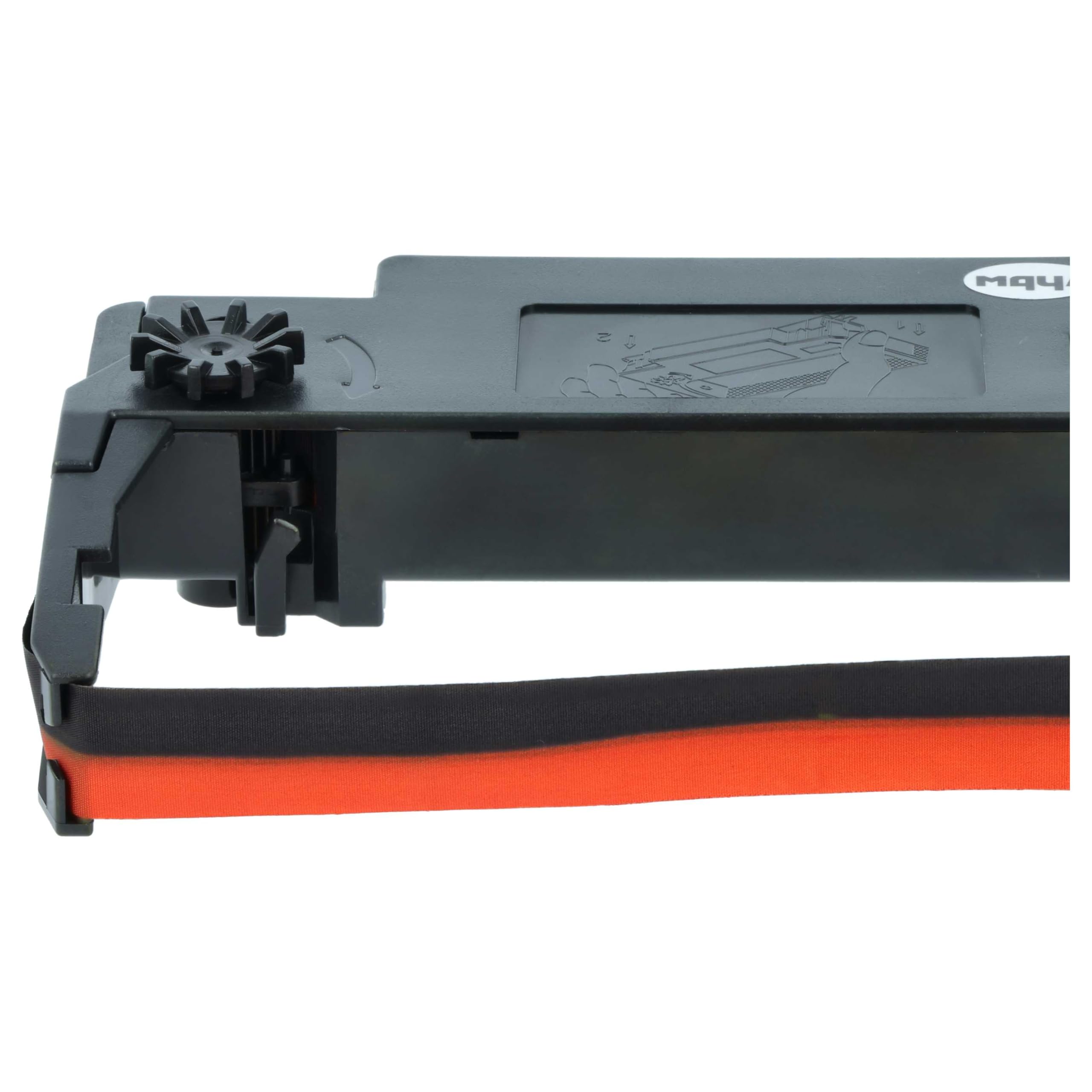 vhbw 10x Farbband Schriftband kompatibel mit Bixolon SRP 275, SRP 270 Nadeldrucker, Bondrucker - Schwarz, Rot