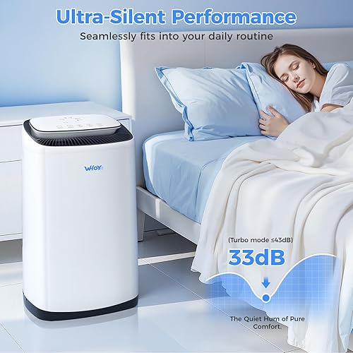 Miniatura 4 de Deshumidificador de 5000 pies cuadrados para sótanos, 100 pintas, con tanque de agua de 2.15 galones con control Darin House y aplicación, compresor