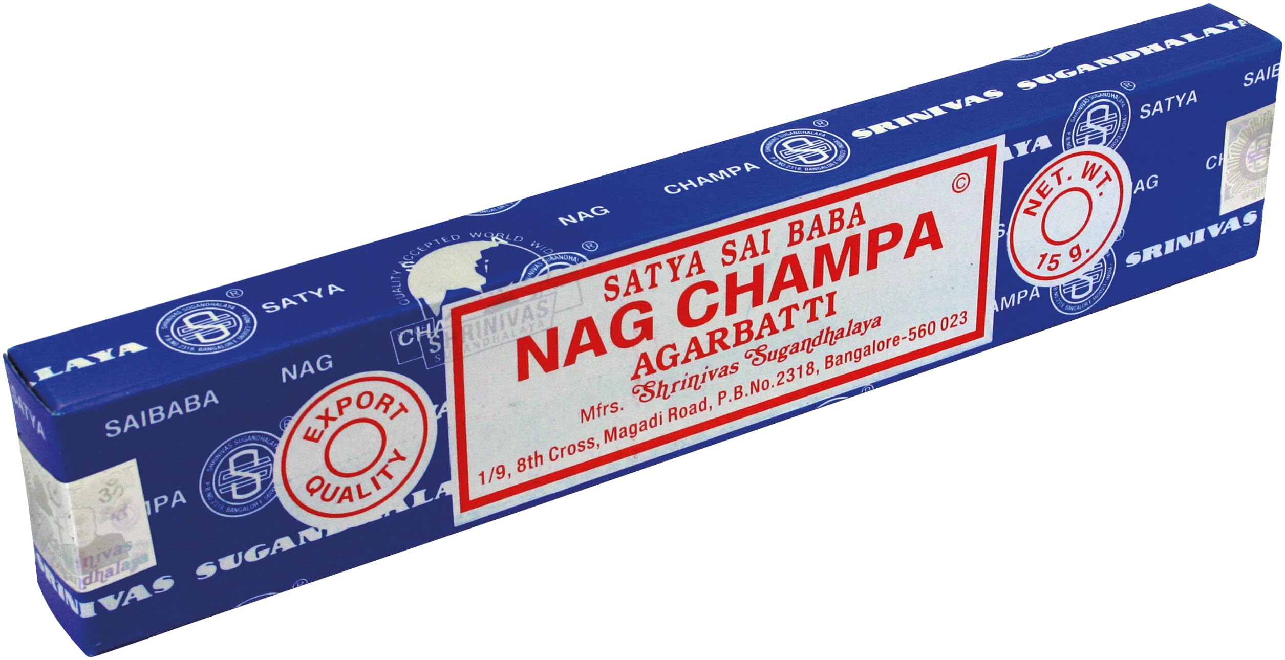 SATYA SAI BABA Nag Champa kadzidełka, Agarbatti – 1 x 15 g