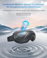 RENPHO Eyeris 2 Szemmaszírozó - Melegítő, Vibráló, Bluetooth Zenés Szemmasszázs Maszk, 5 Üzemmód, Újratölthető, Szemfáradtság és Duzzanat El 4