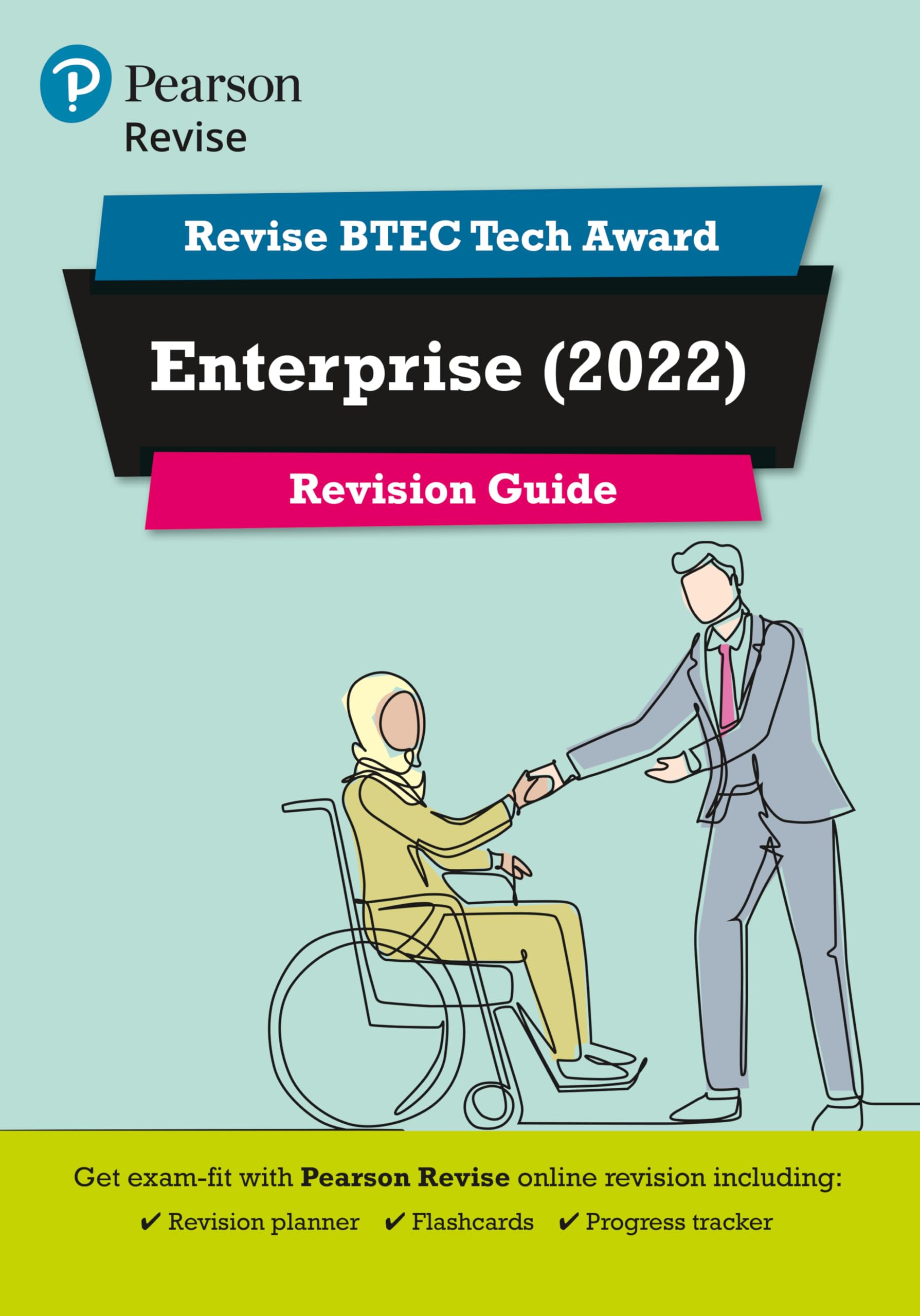 Pearson REVISE BTEC 2022 Tech Award Enterprise Revision Guide inc online edition - for 2026, 2027 exams
