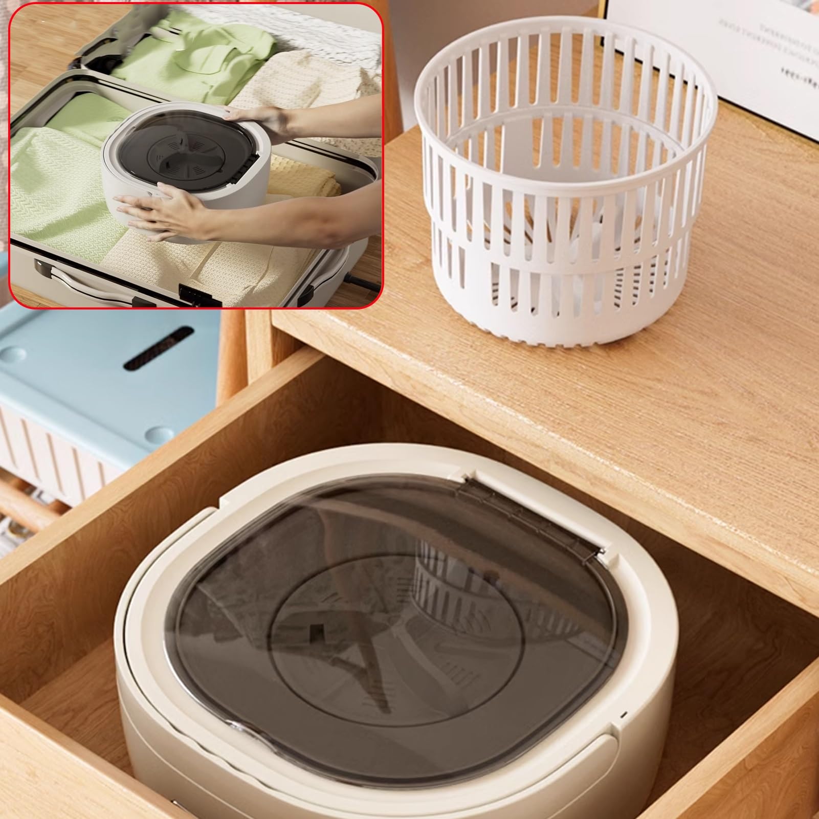 WashJet™ Mini opvouwbare wasmachine