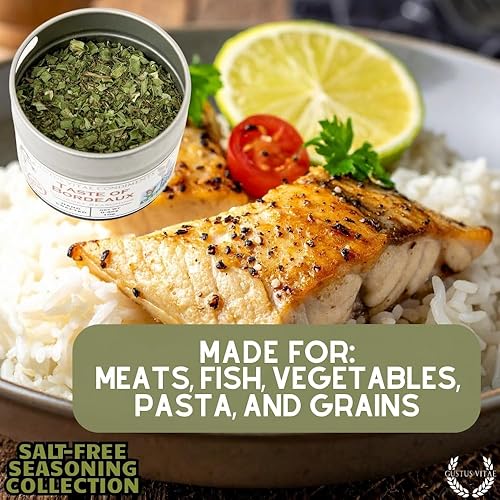 Miniatura 2 de Colección de condimentos gourmet sin sal  Sin OMG  6 latas magnéticas  Mezclas de especias en lotes pequeños