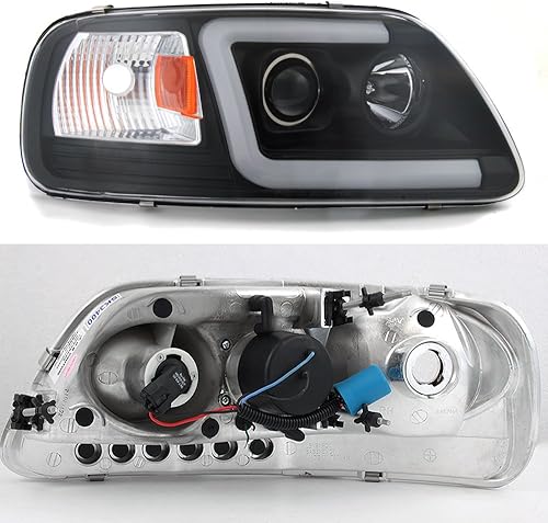 Miniatura 2 de AKKON - For 1997-2003 Ford F150 97-02 Expedition Truck Tube Bar Projector Headlights Driver+Passenger Side