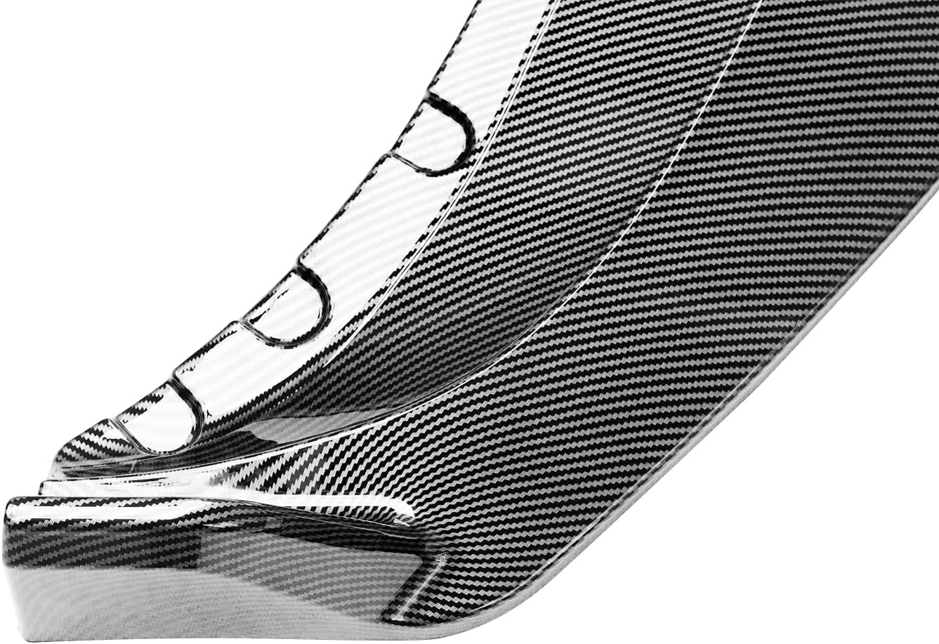 NINTE Front Lip for 2019-2023 BMW G05 X5 M Sport xDrive40i M50i ABS Carbon Fiber Style Painted Front Bumper Lower Valance Chin Lip Spoiler (4pc Set)