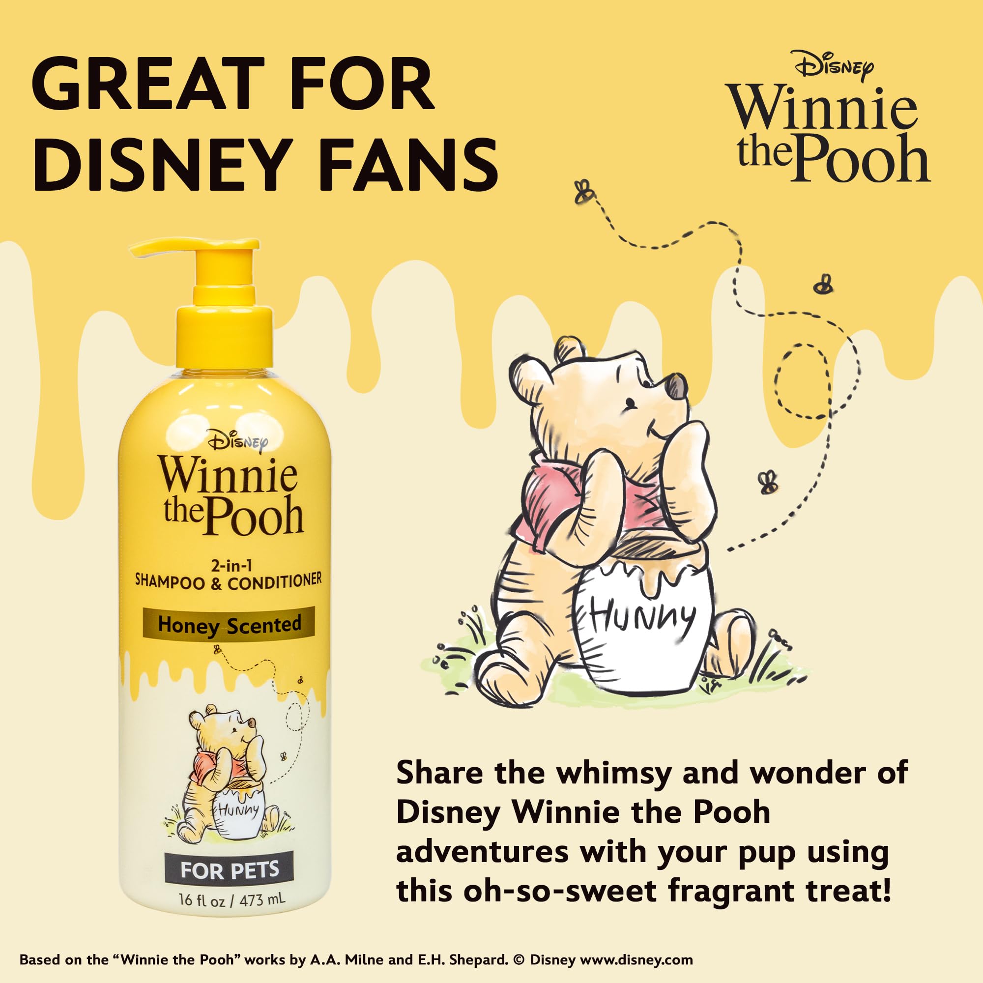 シャンプー pooh Amazon.com: Disney Winnie the Pooh 2-in-1 Dog Shampoo and