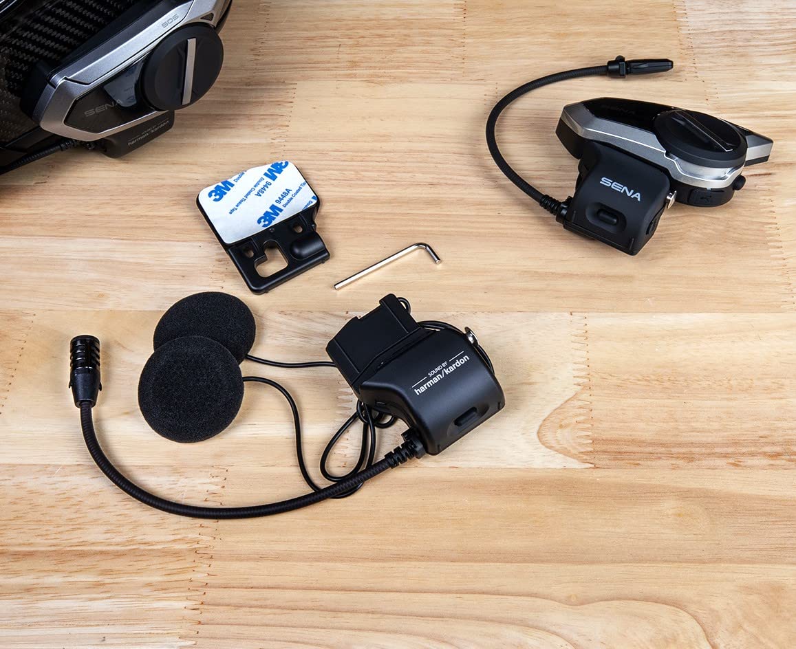 50S Universal Clamp Kit with Sound by Harman Kardon Speakers and Mic, Black