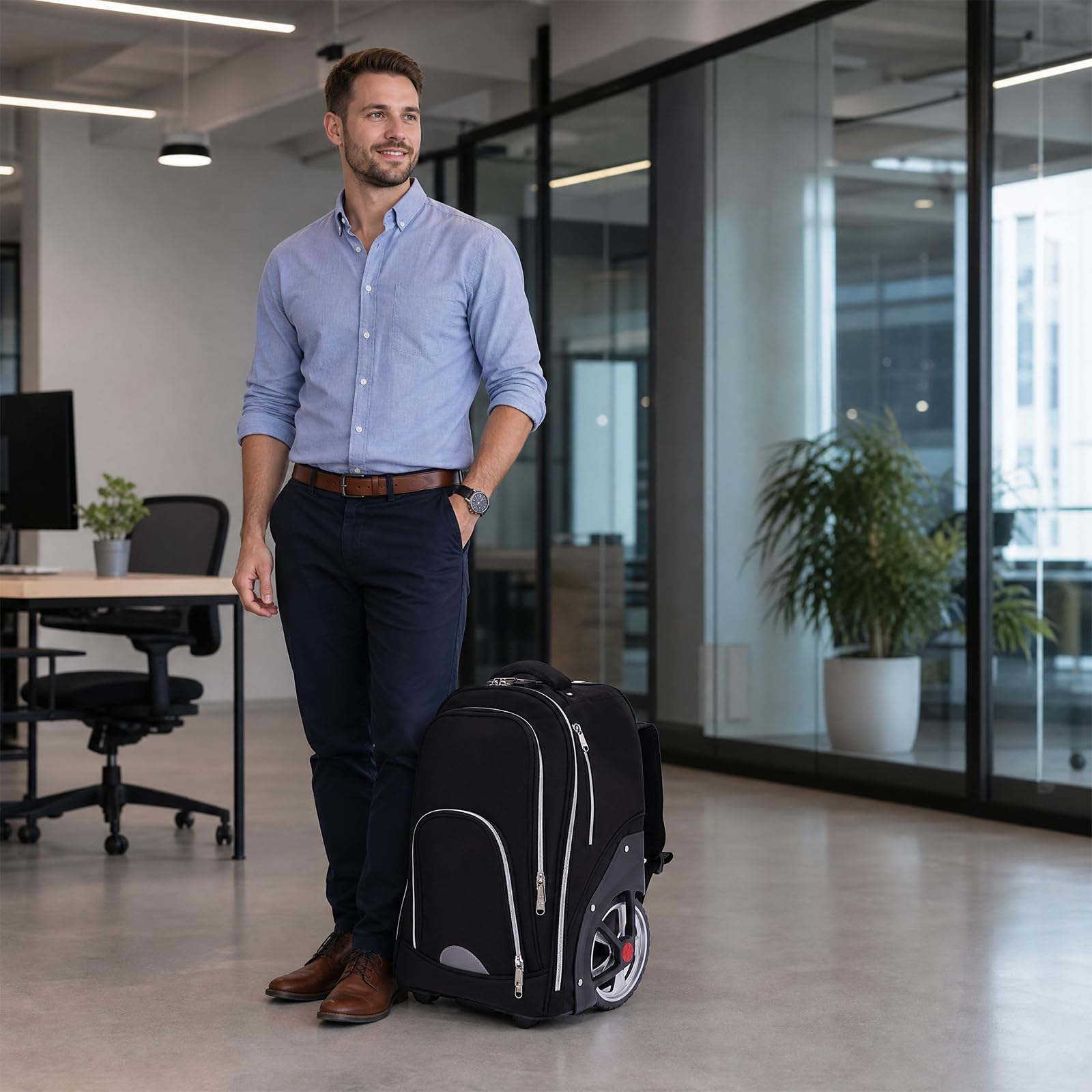 Borsa per roulette, trolley da 45L, trolley 3 in 1
