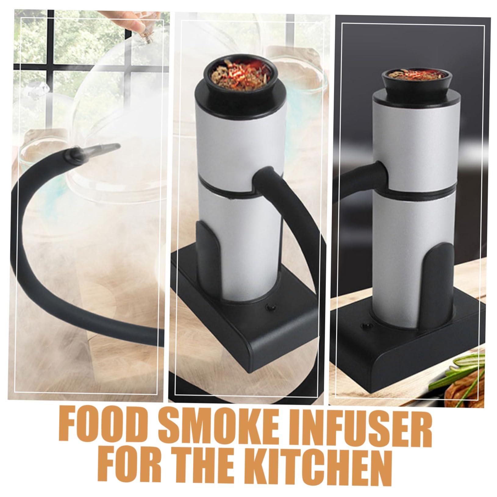 BESPORTBLE 1set Affumicatore Portatile Per Alimenti Generatore Per e Barbecue Per e Cocktail Design e Outdoor