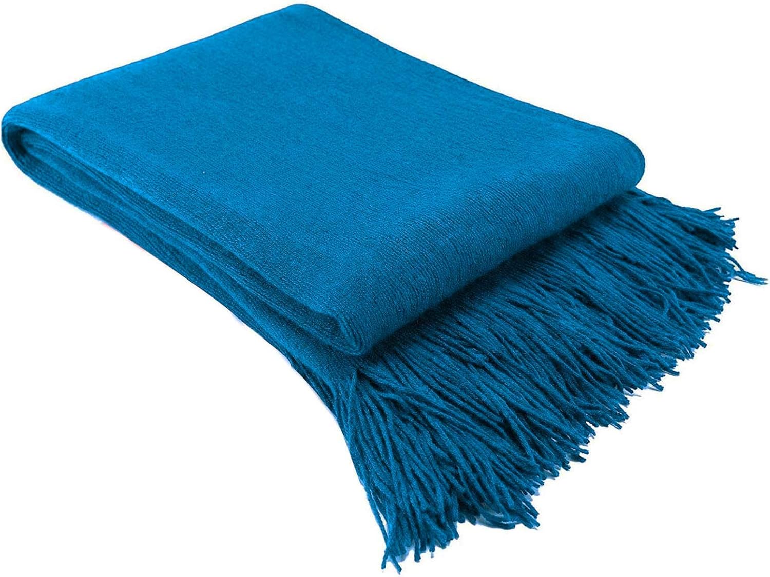LAGHCAT Throw Blankets with Tassels, Textured Soft Throw Blankets for Couch, Warm Cozy Fluffy Lightweight Knitted Decorative Blanket for Bed Sofa Chair, 50×60 inches