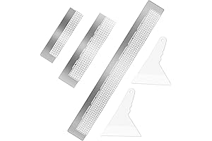 3 Pieces Diamond Painting Ruler Square Drill Set for Easy Grid Alignment and Accurate Drilling