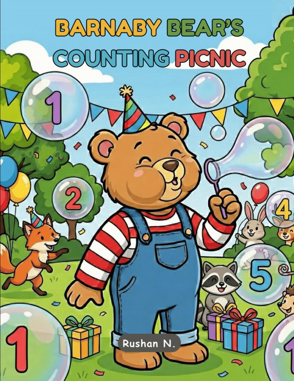 Barnaby Bear’s Counting Picnic: A Fun 1–20 Number Coloring Book for Toddlers & Kids Ages 3–6 | Learn to Count with Barnaby Bear (The Barnaby Bear Adventures)
