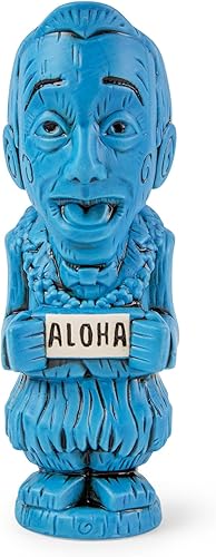 Geeki Tikis Pee-Wee Herman Aloha Taza de cerámica | Vaso de cóctel para fiesta de cerveza para licor, bebidas | Capacidad para 12 onzas