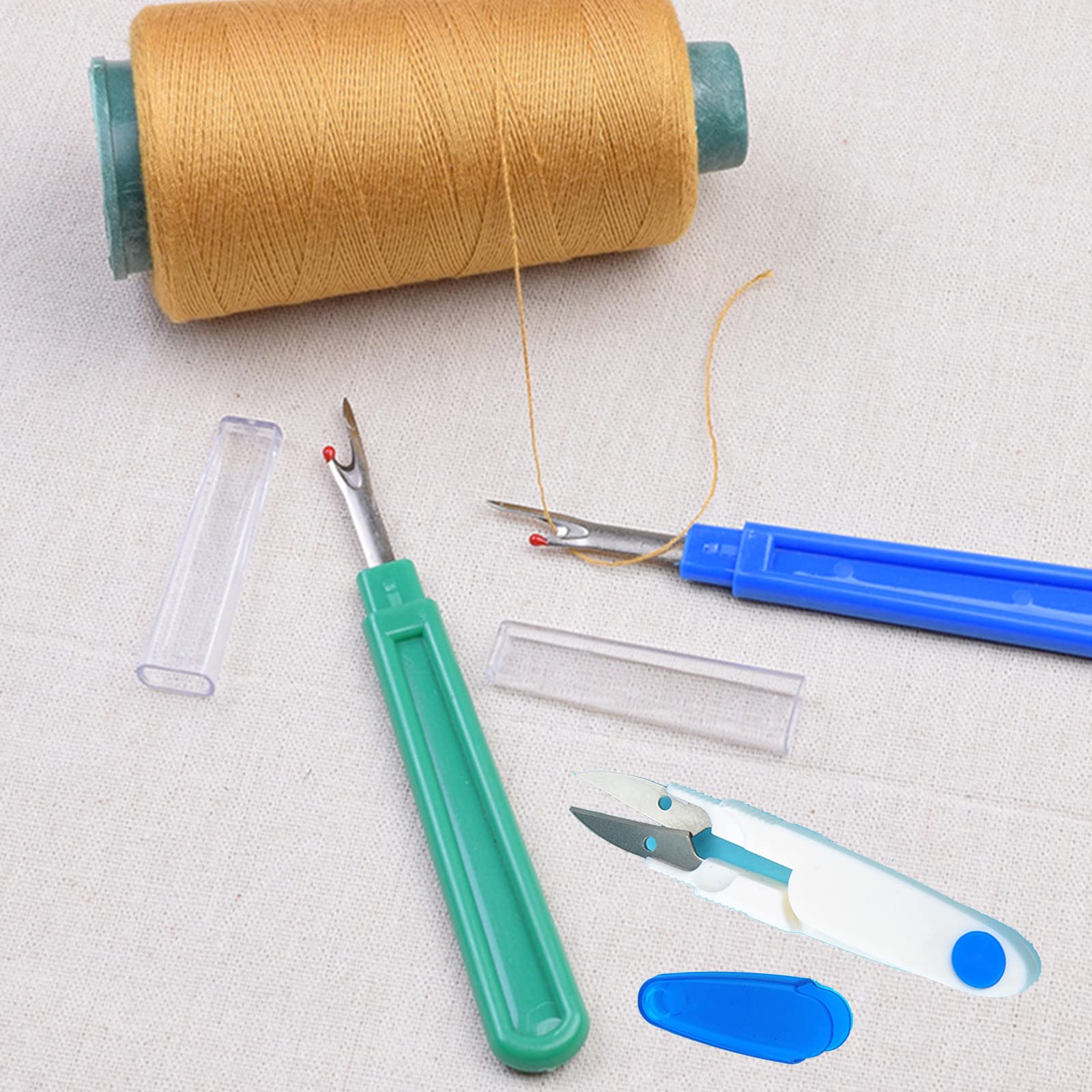 Kit 5 Pezzi Per Scucire - Taglia Asole, Levapunti E Forbici Per Cucito Professionale - Foto 2