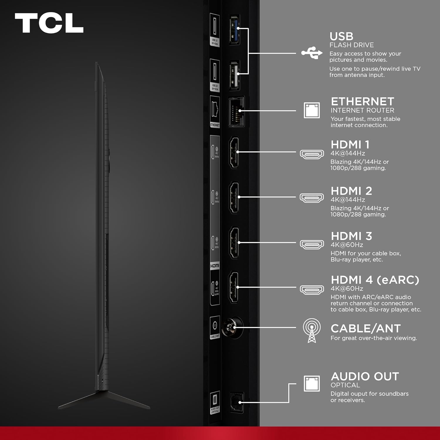 TCL Amazon Exclusive 85 Inch Class T7 Series | 4K QLED HDR Lag-Free Smart Google TV | 85T7, 2025 Model | 120Hz-144Hz High Brightness, Dolby Atmos, Alexa Voice Remote AI Streaming Gaming Television