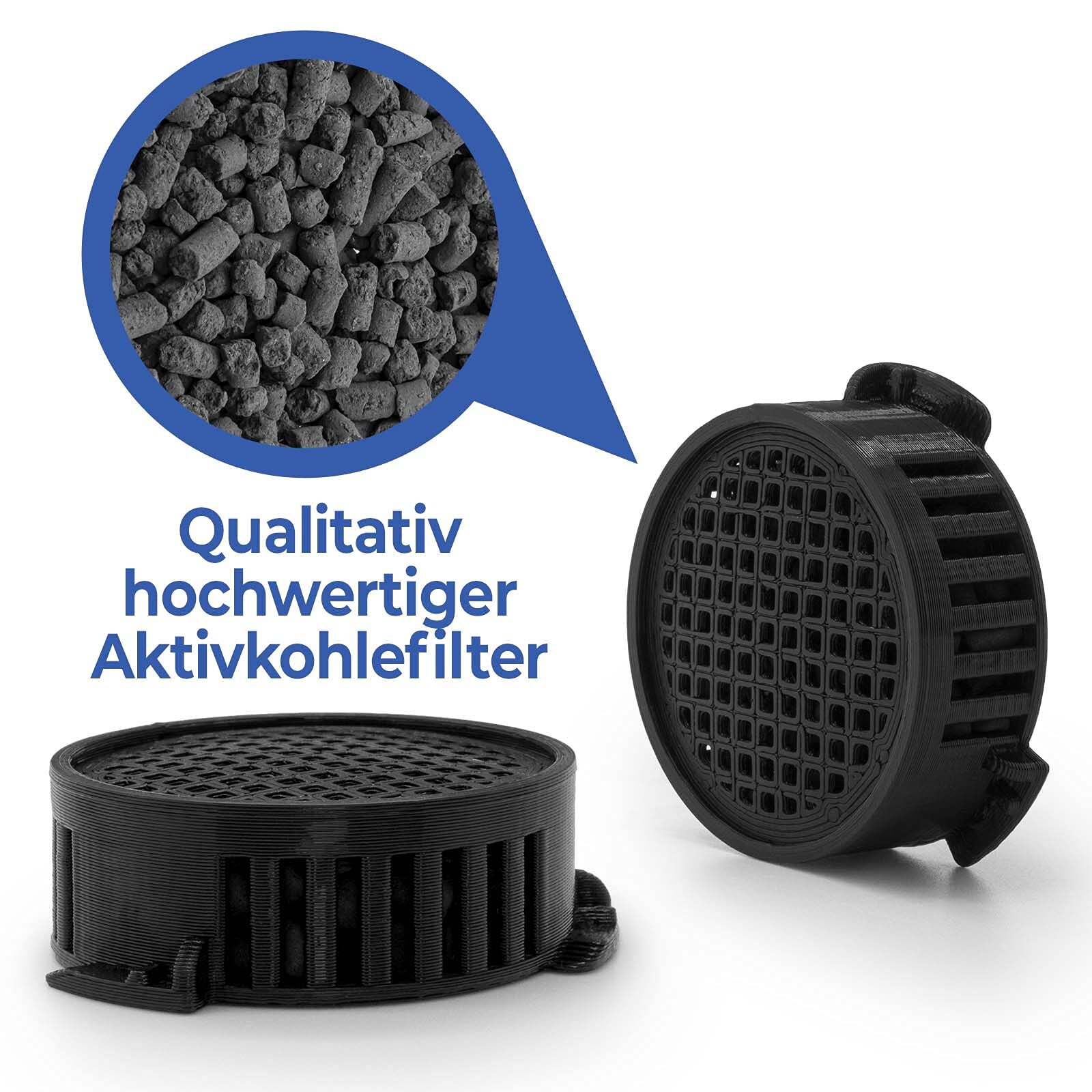 Wessper Carboni Attivi, Pellets di Carbone Attivo 3 mm | Filtri Carbone