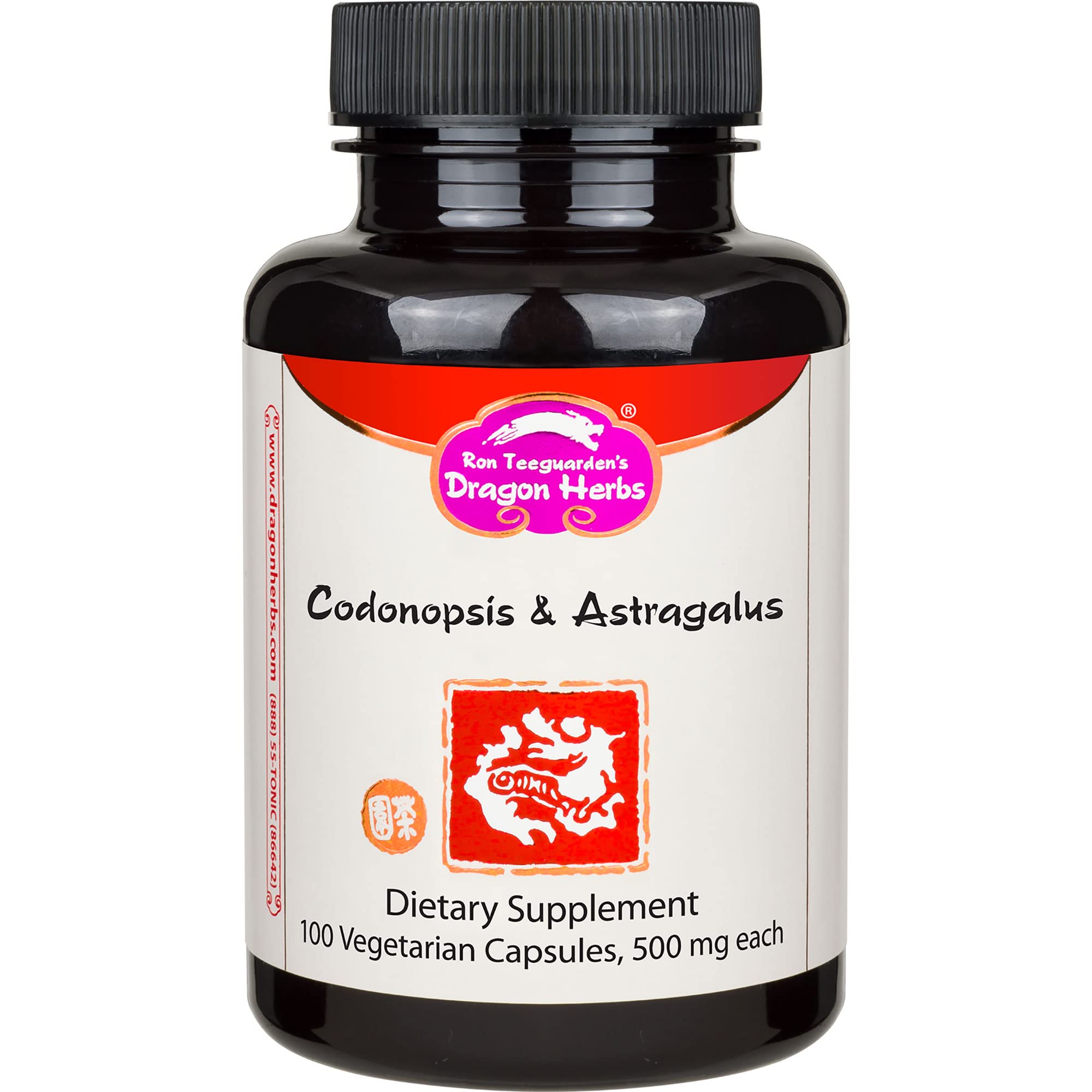 Dragon Herbs Codonopsis and Astragalus ( Bu Zhong Yi Qi Tang ) -- 500 MG - 100 capsules