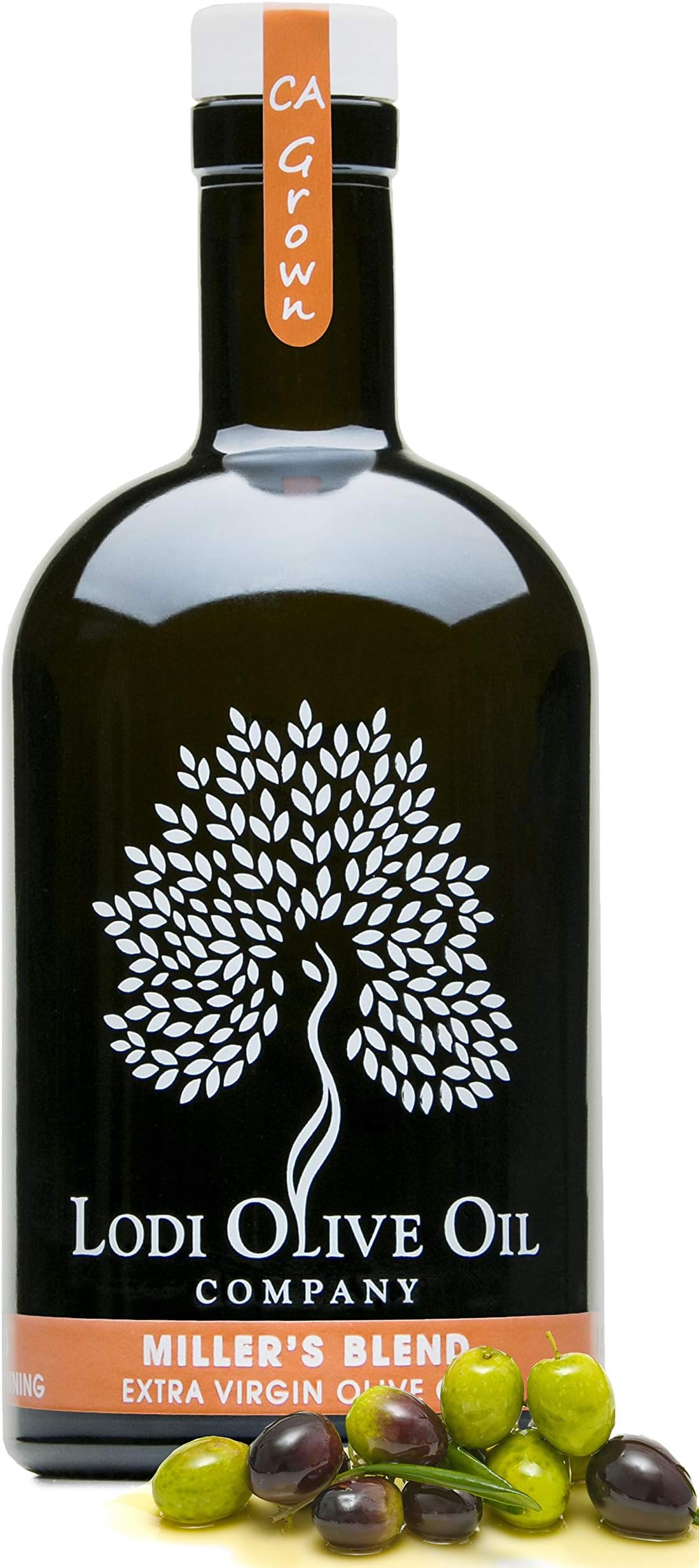 Lodi Miller’s Blend Extra Virgin Olive Oil - Premium California Olive Oil - Gourmet Miller’s Blend Olive Oil - COOC Certified Cold Pressed Pure Olive Oil - Medium Intensity - 500 ml