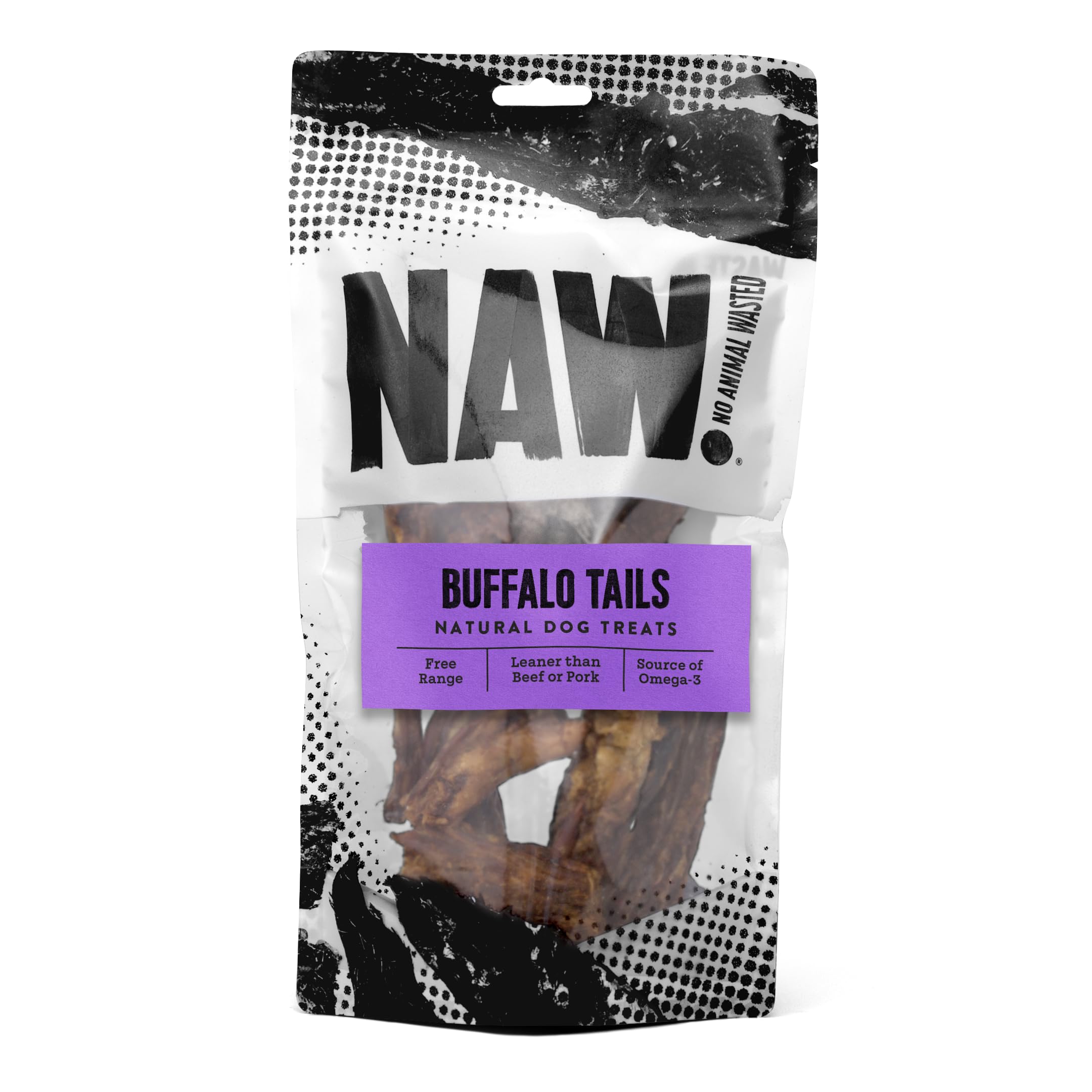 NAWBuffalo Tails | 200g Pack | Premium Natural Dog Treats | Helps Support Healthy Dental Hygiene | 100% Buffalo | A Leaner Source Of Protein | Dog Chew