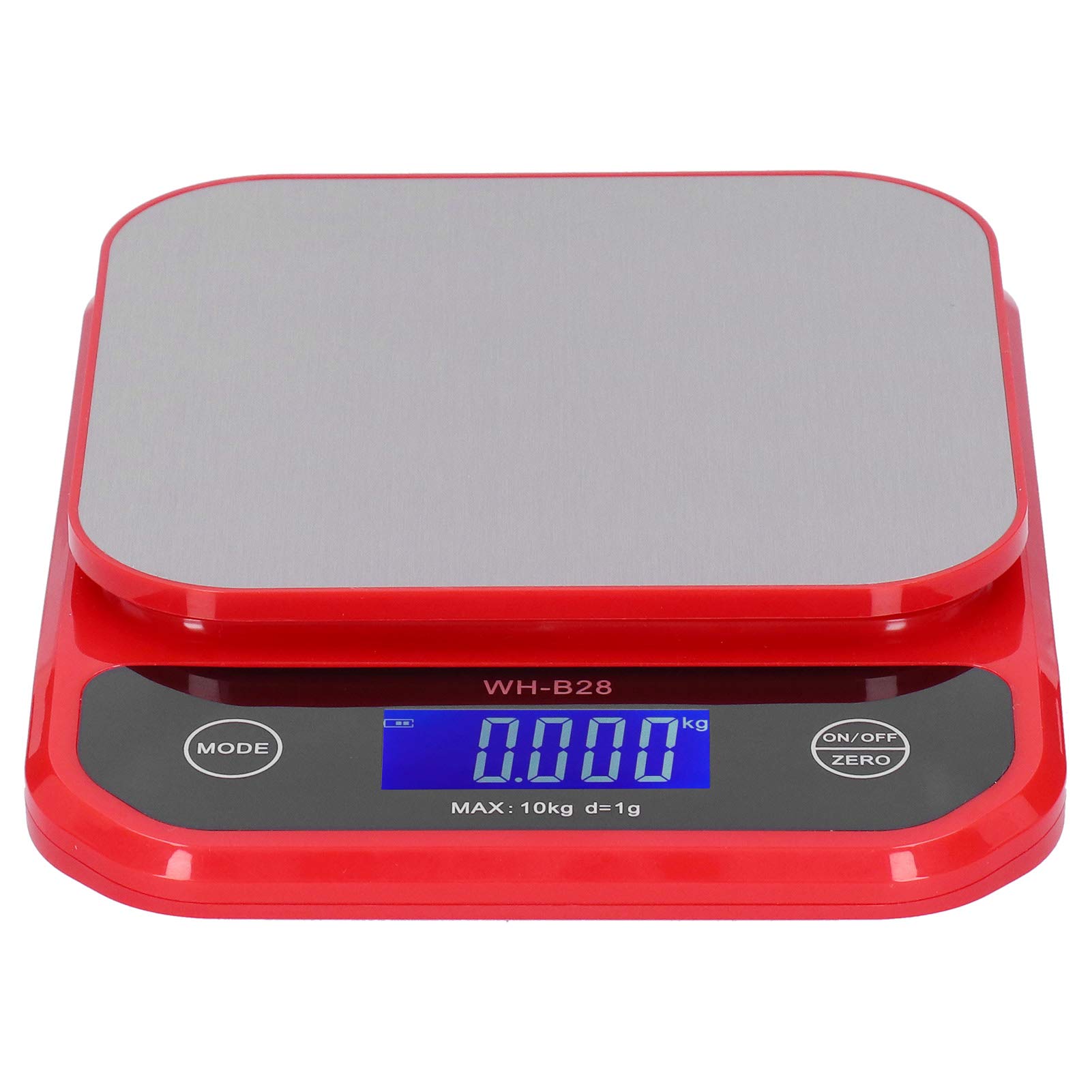 Bilancia Cucina Digitale WH-B28 - Alta Precisione 10kg/1g - Multifunzione Con Batteria Integrata E USB - Impermeabile E Acciaio Inox - 2
