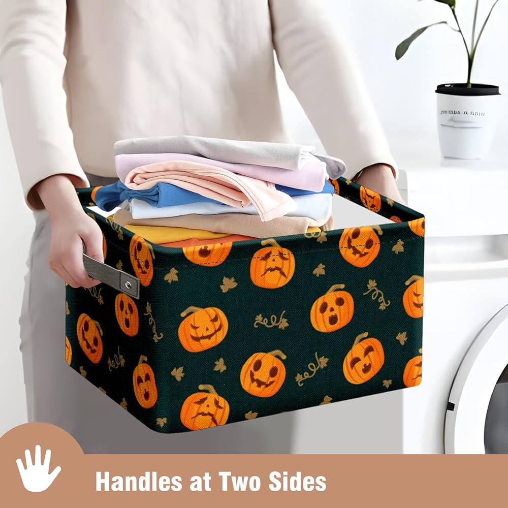 Amazon.com - Andemie Storage Spooky Basket Halloween Bin